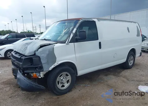 2006 Chevrolet Express Work Van from USA, damaged, VIN 1GCFG15X861218790
